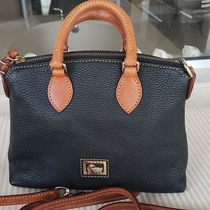 D&B satchel genuine leather.